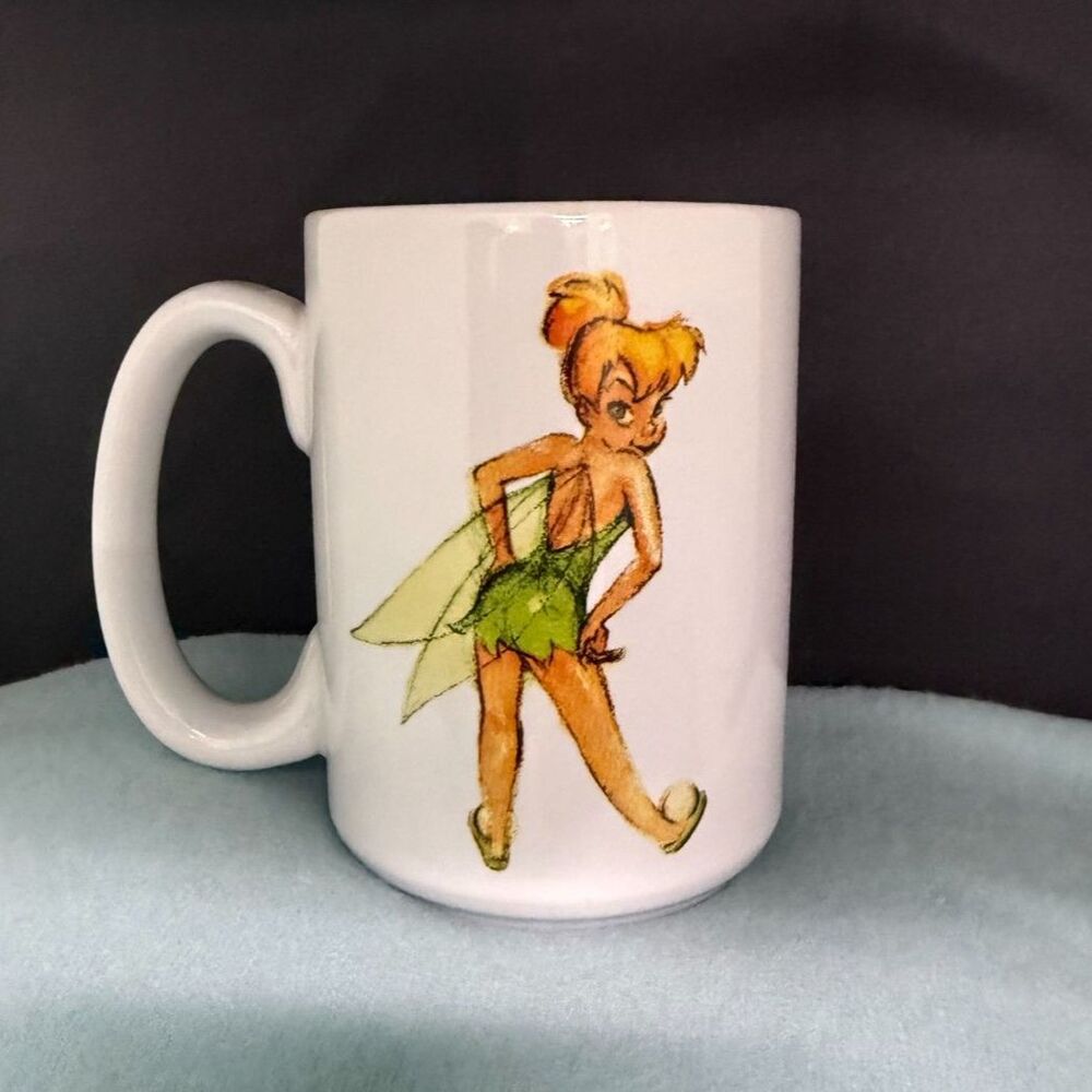Vintage DisneyTinker Bell Ceramic Coffee Mug